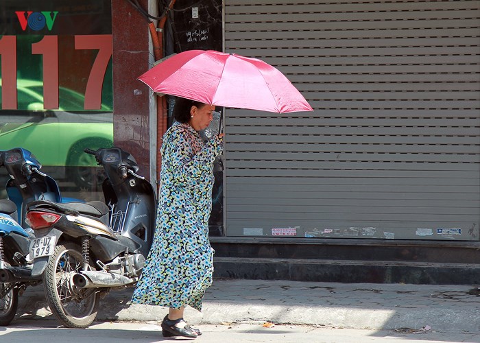 Dân Hà Nội khổ sở tìm cách chống nắng nóng đầu hè
